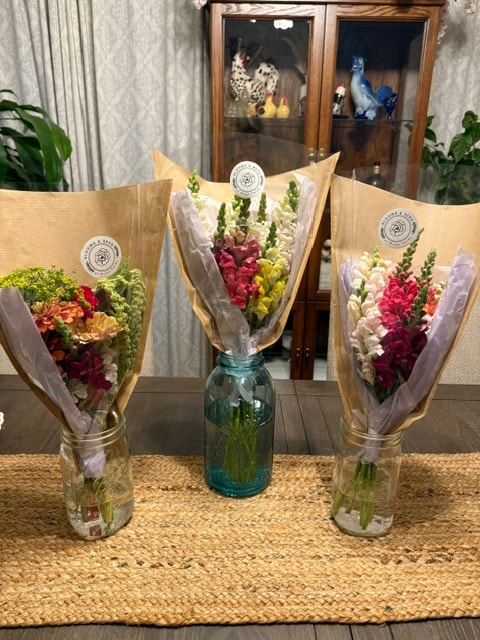 Seasonal blooms from the farm