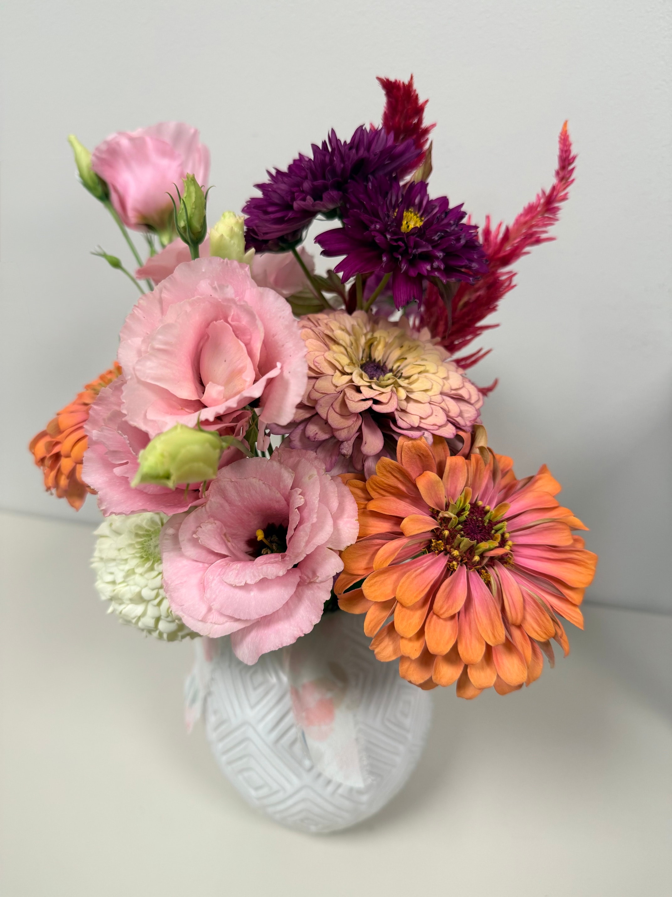 Colorful bouquet from Wiyas Farms