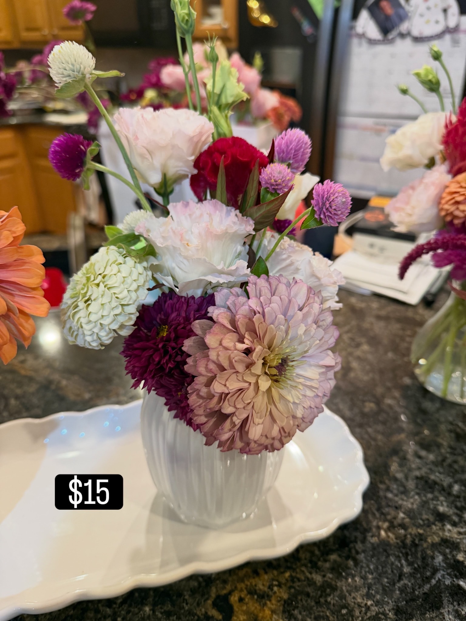 Seasonal blooms arrangement