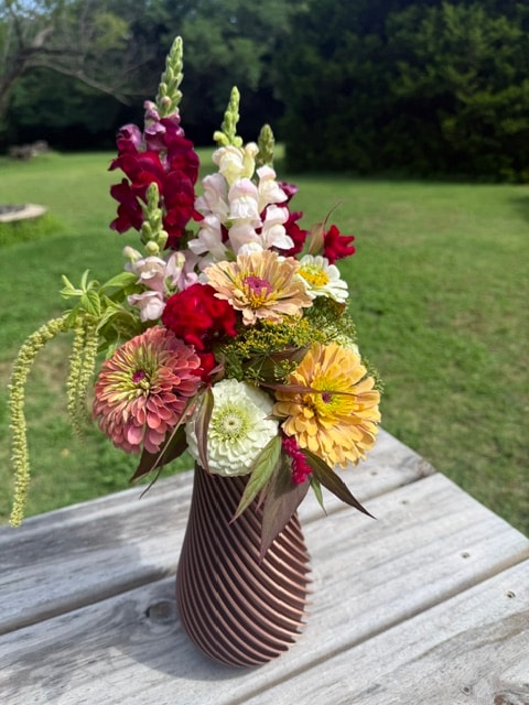 Farm flower arrangement